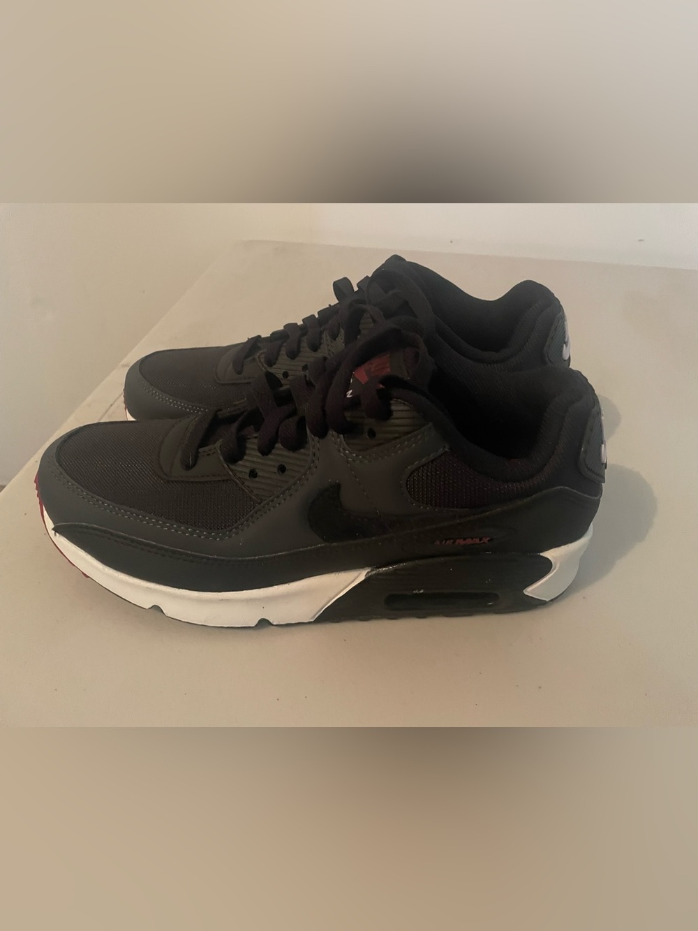 Nike Black and White Interior Labeled Sneaker